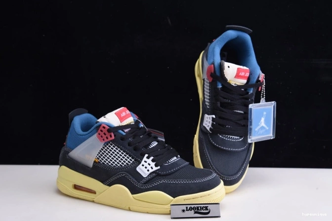 HYPE OFF NOIR DC9533-001 AIR 4 JORDAN RETRO UNION 0813